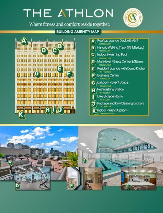 Apartament 2Br Unit In The Heart Of Dt On Playhouse Square, With Pool And Gym Access-1106 Cleveland Zewnętrze zdjęcie